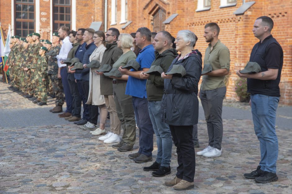 Šaulių pratybos Kauno rajone