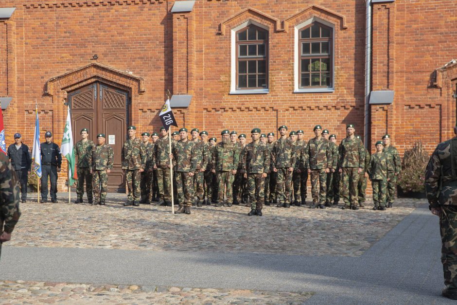 Šaulių pratybos Kauno rajone
