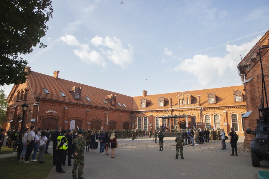 Šaulių pratybos Kauno rajone