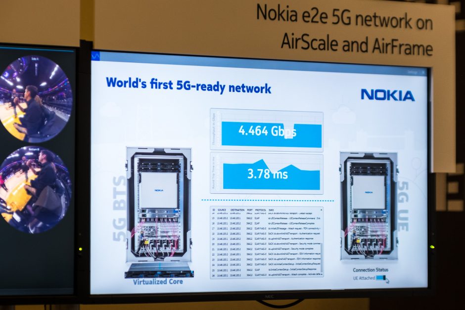 „Tele2“ ir „Nokia“ pirmą kartą Baltijos šalyse parodė 5G ryšį