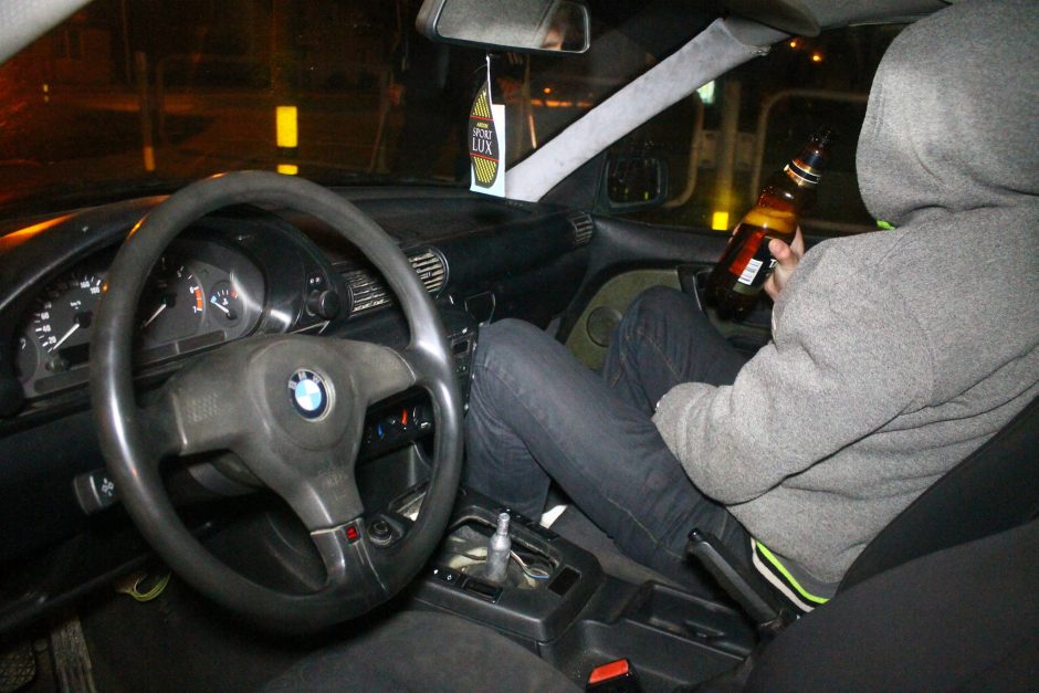 Vilniuje susidūrė automobiliai: avarijos kaltininkas – girtas nepilnametis prie vairo