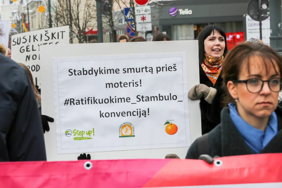 Premjerė norėtų, jog Stambulo konvencija būtų ratifikuota šioje kadencijoje