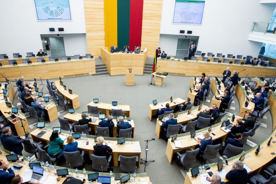 Seimas pratęsė sesiją iki liepos 18 dienos