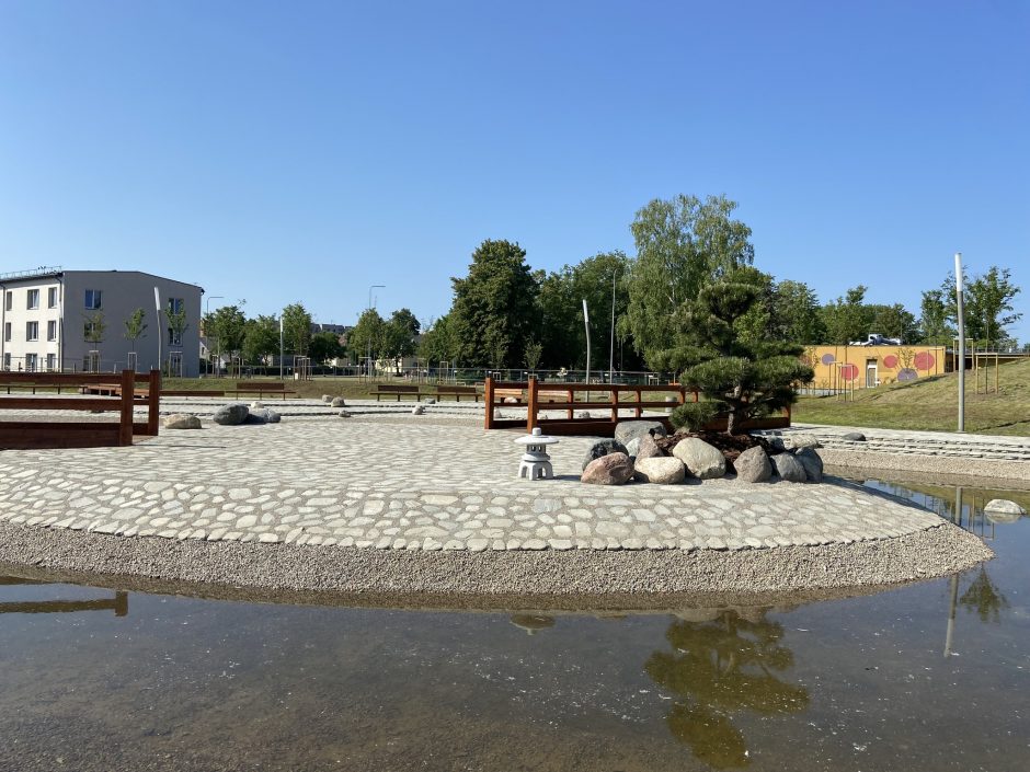 Klaipėdoje lankytojams atveriama nauja poilsio erdvė – sakurų parkas