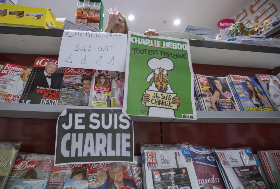 Kitą savaitę Vilniuje – „Charlie Hebdo“ karikatūrų paroda