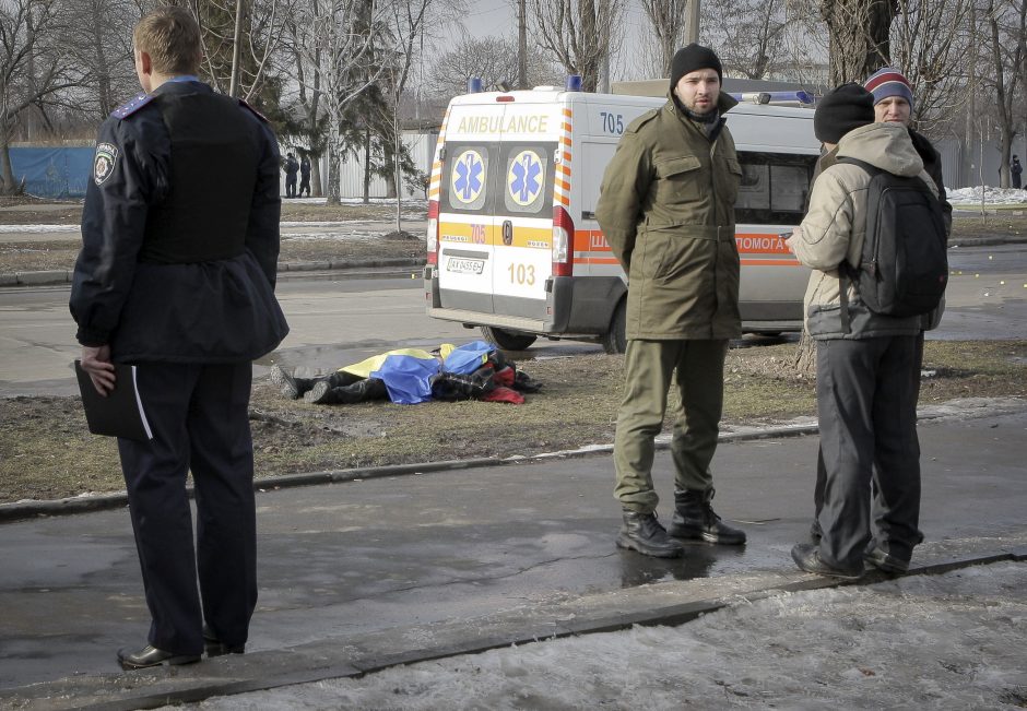 Sprogdinimo Charkove aukų skaičius padidėjo iki keturių