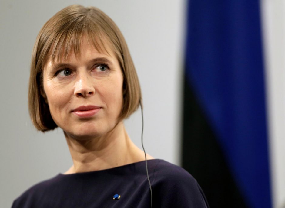 Estija prezidentę K. Kaljulaid nominavo į EBPO vadovo postą