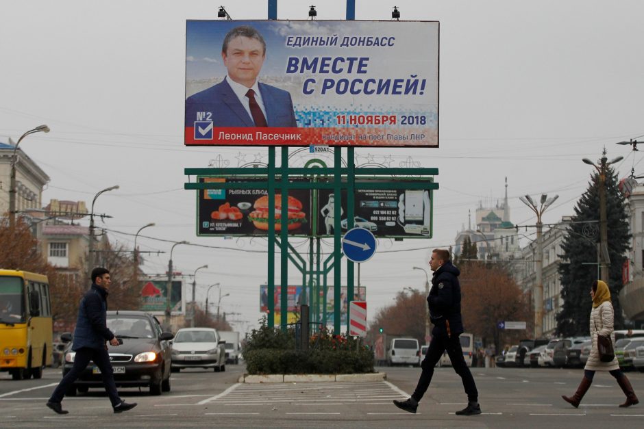 Lietuva pasmerkė rinkimus Donecke ir Luhanske