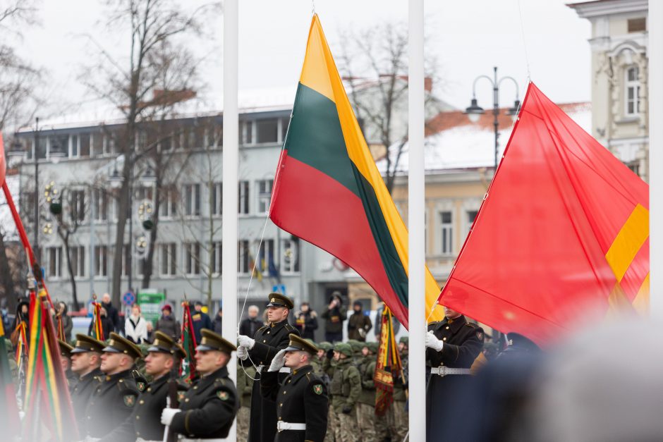 G. Nausėda kariuomenės minėjime: Lietuva išlieka Rusijos imperinių ambicijų taikinyje