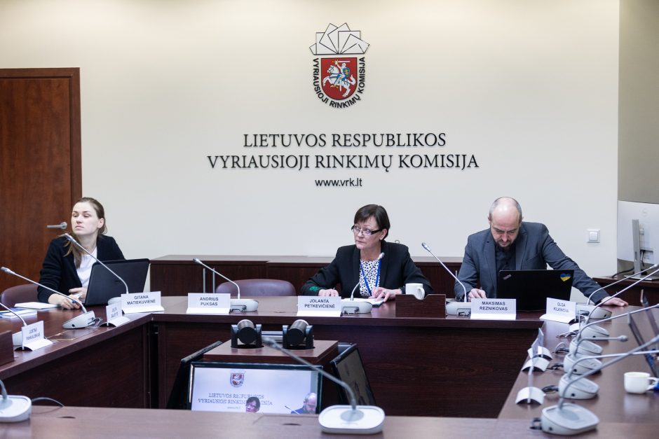 VRK galutinius rinkimų rezultatus patvirtino 26-iose savivaldybėse