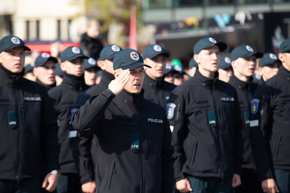 Kaune – didžiulė policijos šventė: pasitiko pramogų gausa