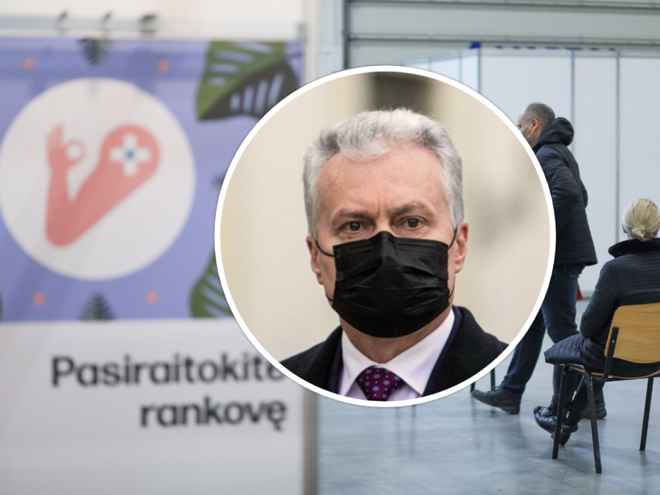 Prezidentūra: skiepijimo strategija nukrypo ne į motyvavimą, o į grasinimą