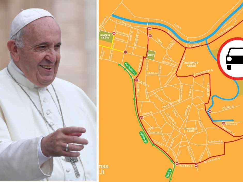 Svarbu: kaip sklandžiai atvykti į susitikimą su popiežiumi Vilniuje?