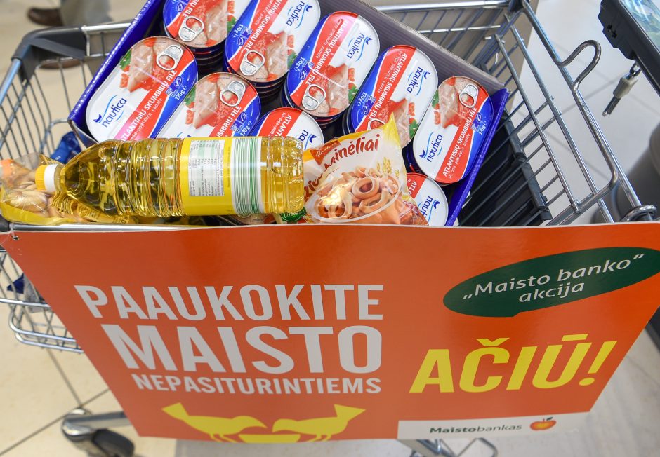 Lietuvos miestuose ir miesteliuose renkamas maistas skurstantiems