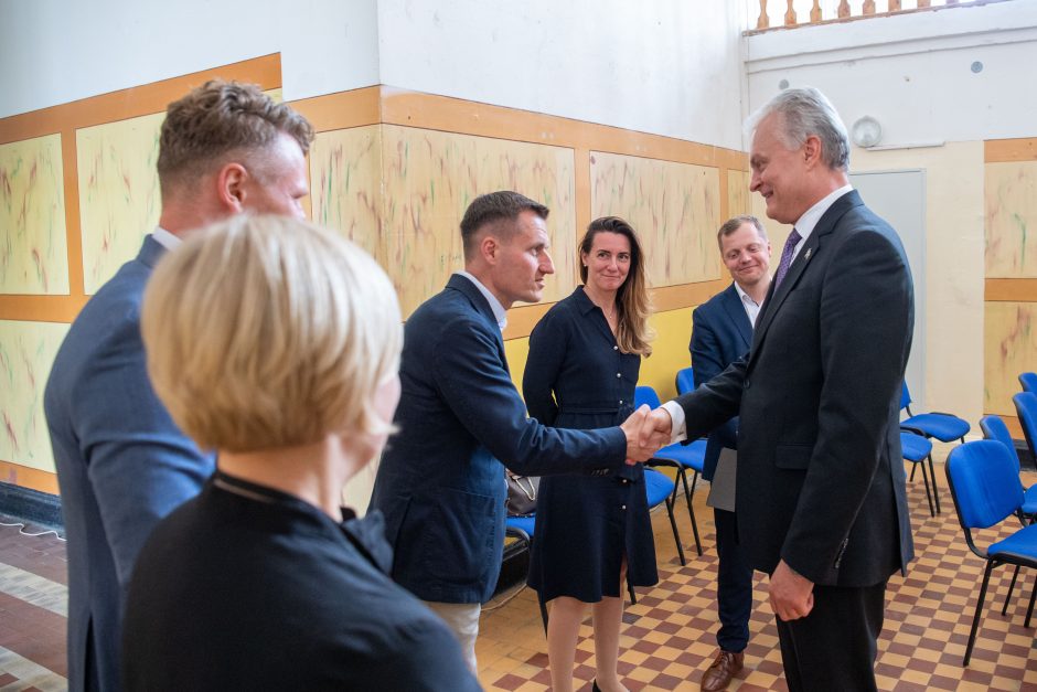 Prezidento darbo diena Rokiškyje