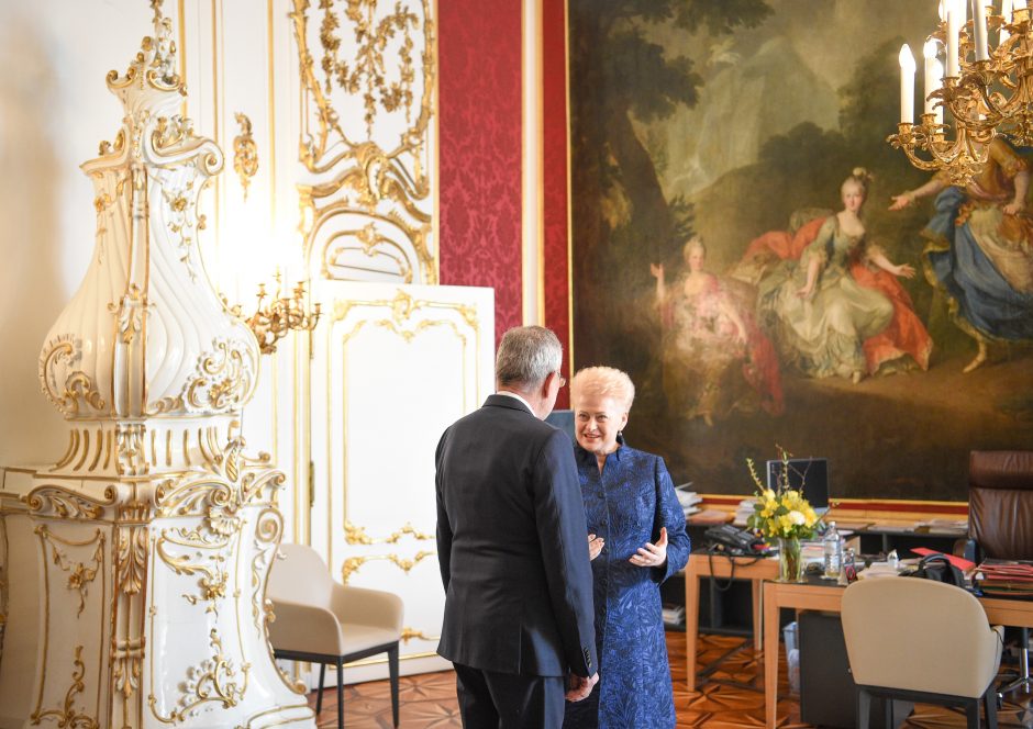 D. Grybauskaitė padėkojo Austrijai už principingą poziciją