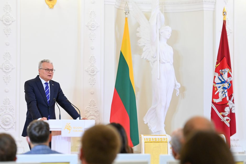 Prezidentas: Lietuva stipri tiek, kiek stiprūs visi jos regionai