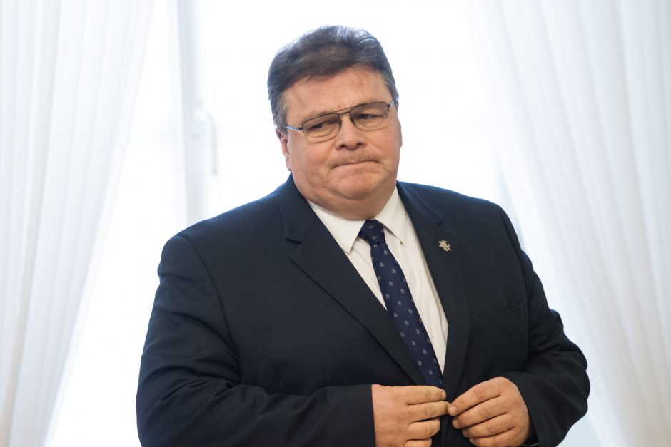 Užsienio reikalų ministras L. Linkevičius vyksta į Minską