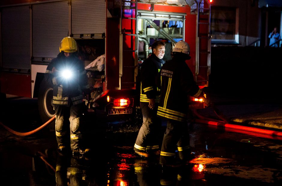 Druskininkų rajone užsidegė gyvenamasis namas