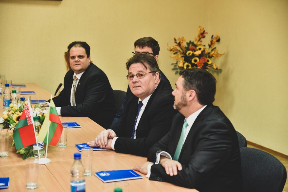 L. Linkevičius atvyko vizito į Baltarusiją