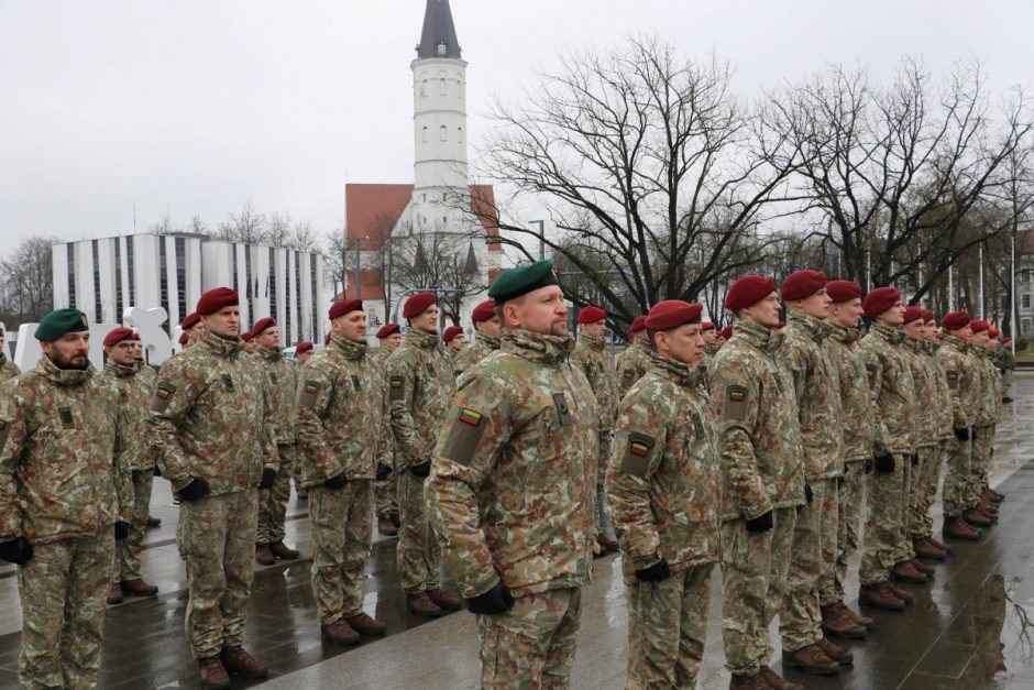 Šiauliuose į misiją Malyje išlydėtas KASP karių būrys