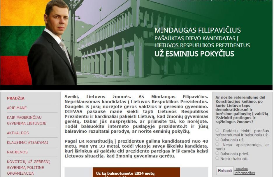 VRK prezidento rinkimų dalyviu įregistravo bedarbį iš Kaišiadorių rajono