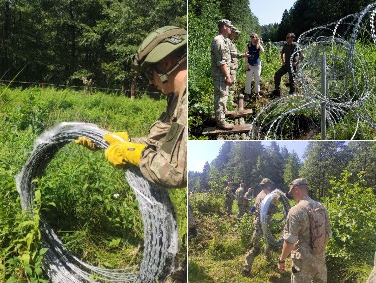Baltarusijos pasienyje stringa tvoros statybos – pritrūko aštrios vielos