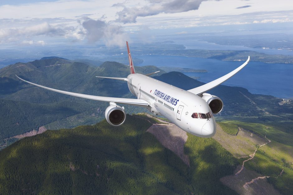 „Turkish Airlines“ nuo spalio dažniau skraidys tarp Vilniaus ir Stambulo