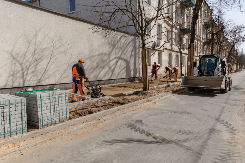 Vilniuje tvarkomos gatvės, bus įrengti beveik 5 km naujų dviračių takų