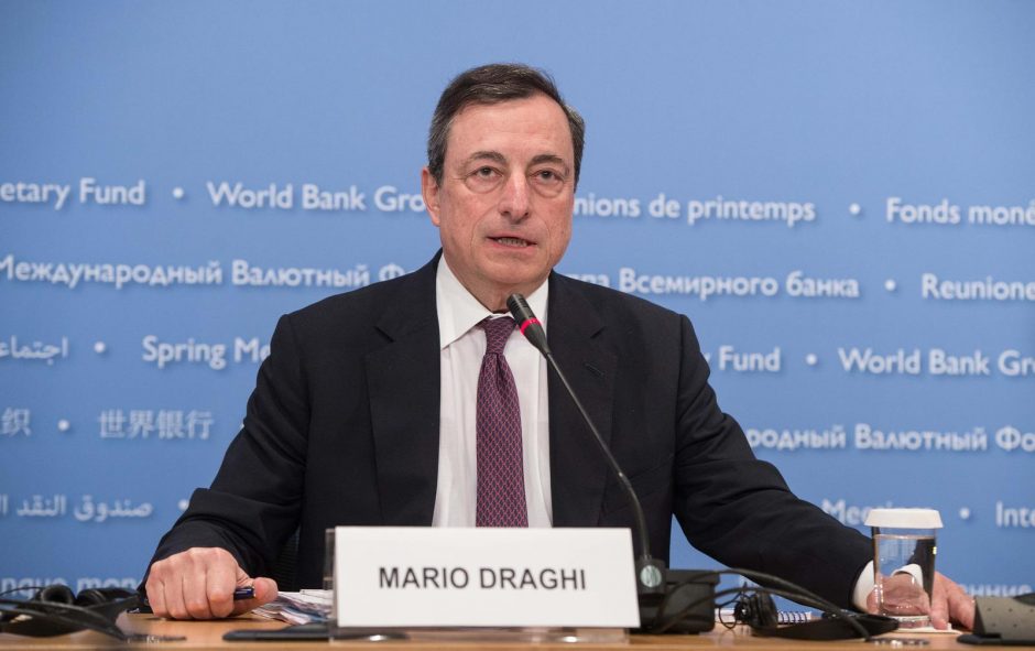 ECB vadovas M. Draghi įspėja dėl neapibrėžtumo