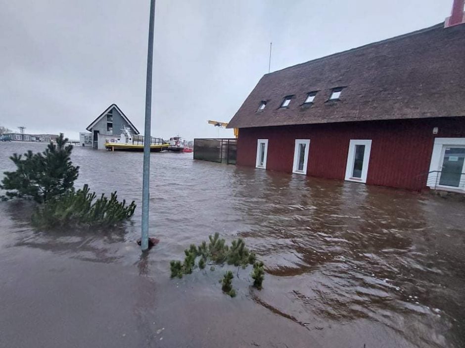 Riziką siūlo perkelti laivavedžiams