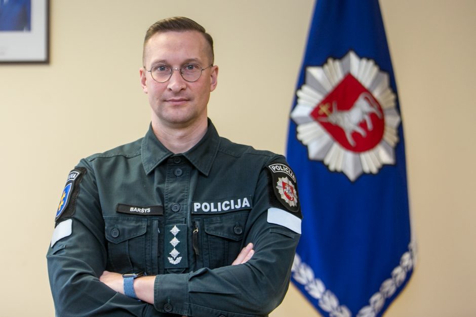 Naujasis Vilniaus policijos viršininkas M. Baršys: kokius pirmus darbus planuoja?