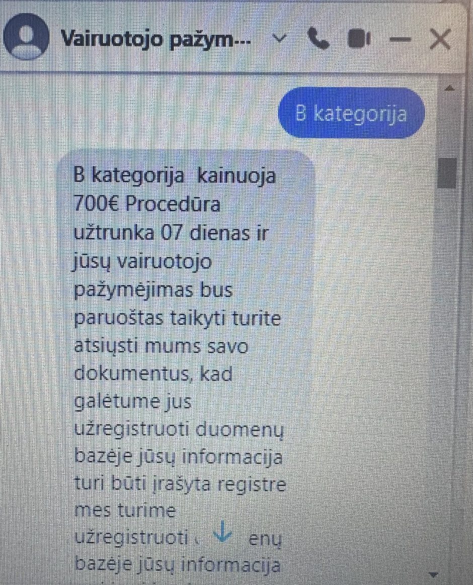 Už kiek galima nusipirkti vairuotojo pažymėjimą? (žurnalistinis tyrimas)