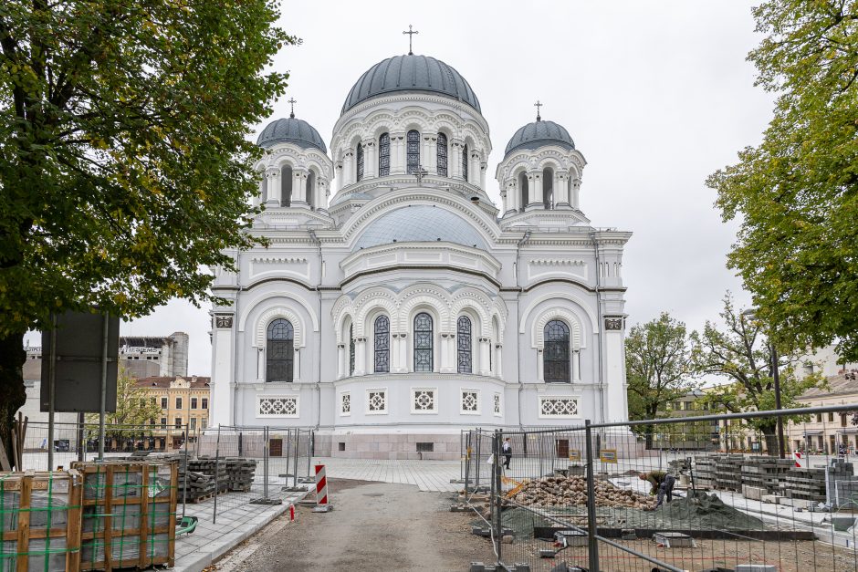 Laisvės alėjoje – istorinio grindinio intarpas