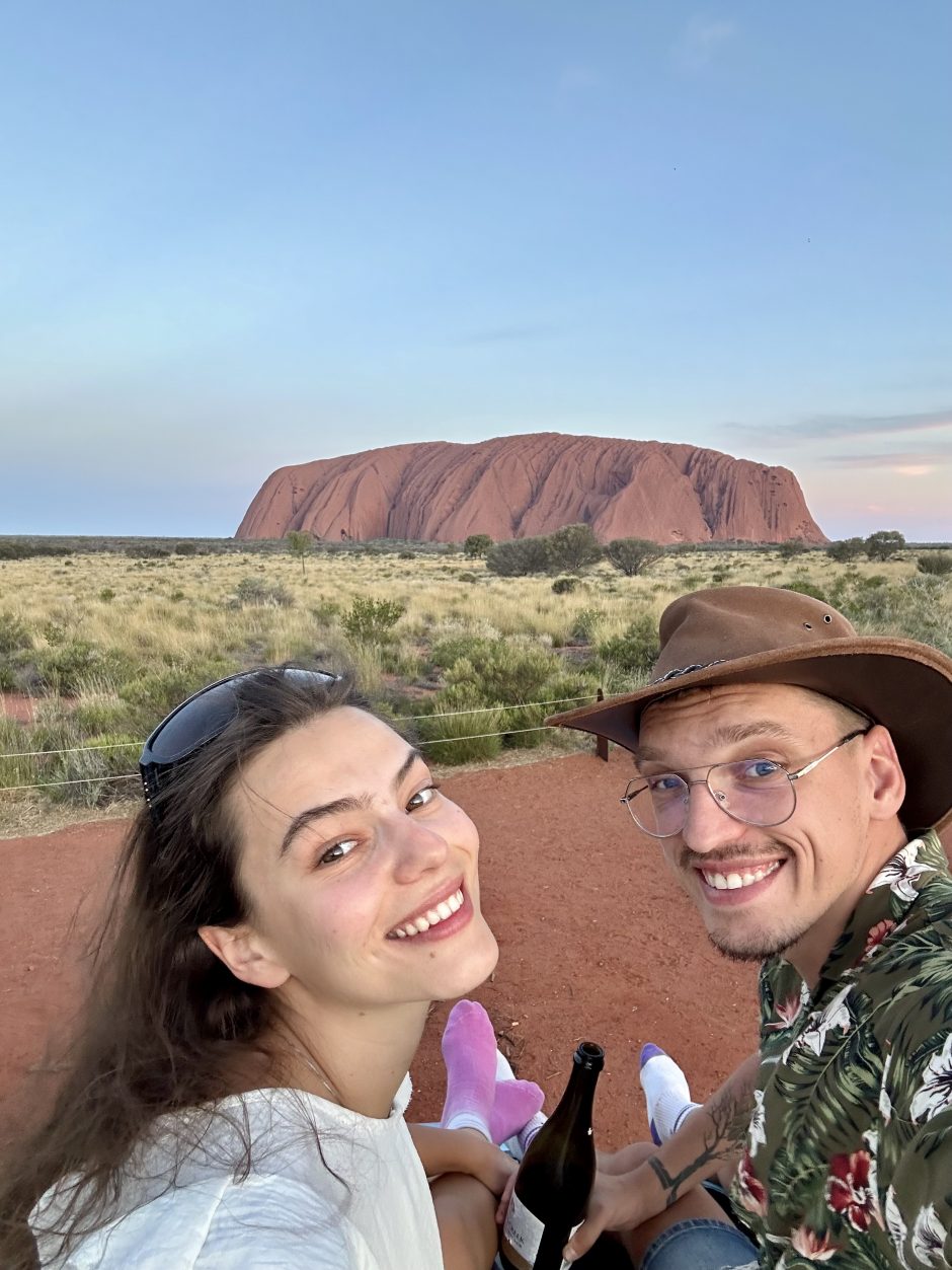 Keliautojas ir aktorė santykių tvirtumą pasiryžo išmėginti Australijoje