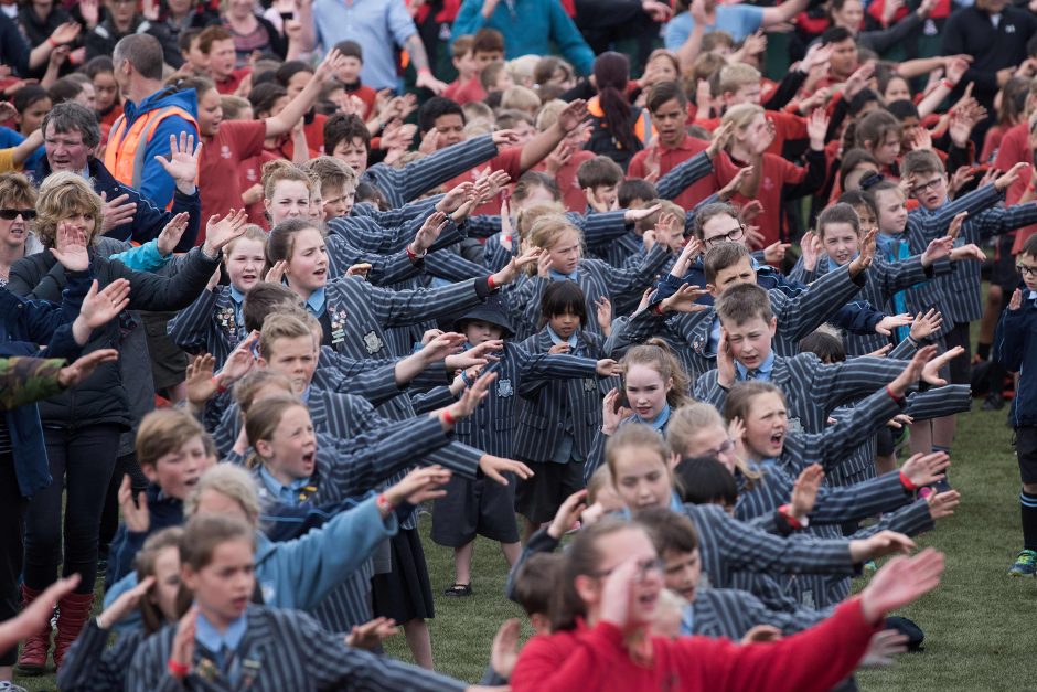 Rekordinį haką sušoko 7000 Naujosios Zelandijos mokinių