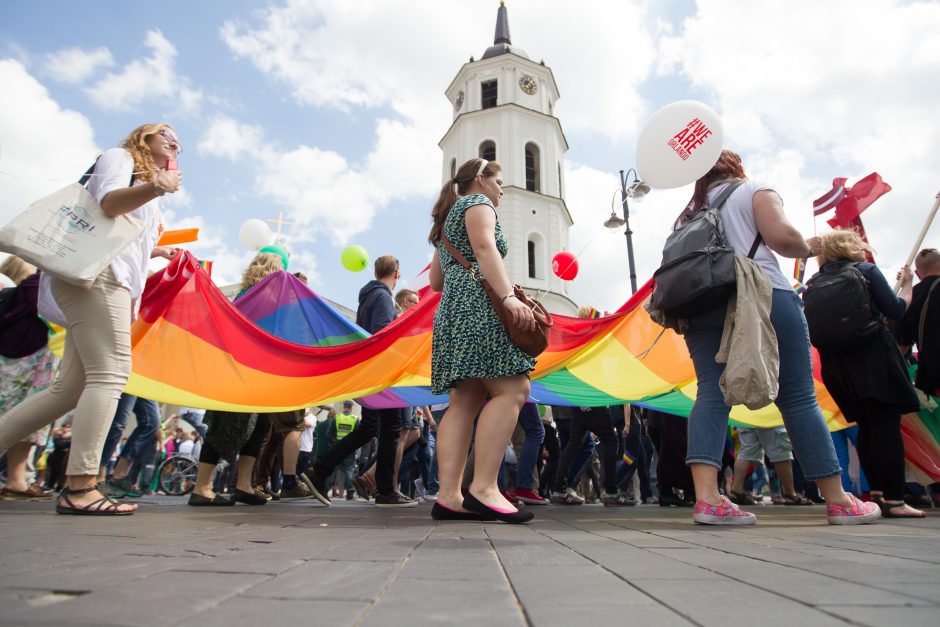 „Baltic Pride 2016“ eitynėse Vilniuje – rekordinis dalyvių skaičius 