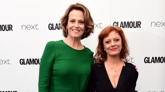 Aktorėms S. Sarandon ir S. Weaver įteikti prestižiniai „Glamour“ apdovanojimai