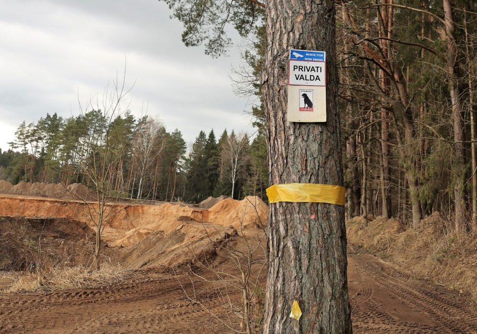 Pakarklės mišką prašo apsaugoti nuo žvyro kasėjų