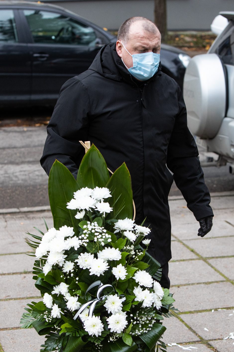 Vilniuje atiduoti pagarbą mirusiam F. Latėnui rinkosi žmonės