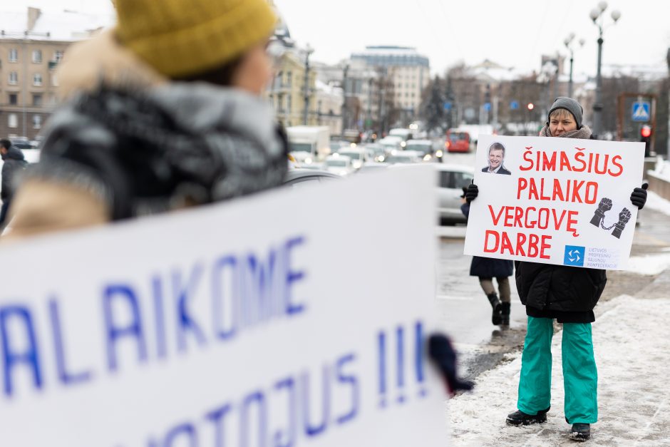 Streikuojančių sostinės vairuotojų profsąjunga į derybas su VVT neatvyko