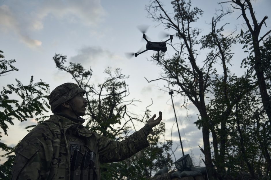 Rusija sako numušusi dronus virš Juodosios jūros ir pasienio regiono