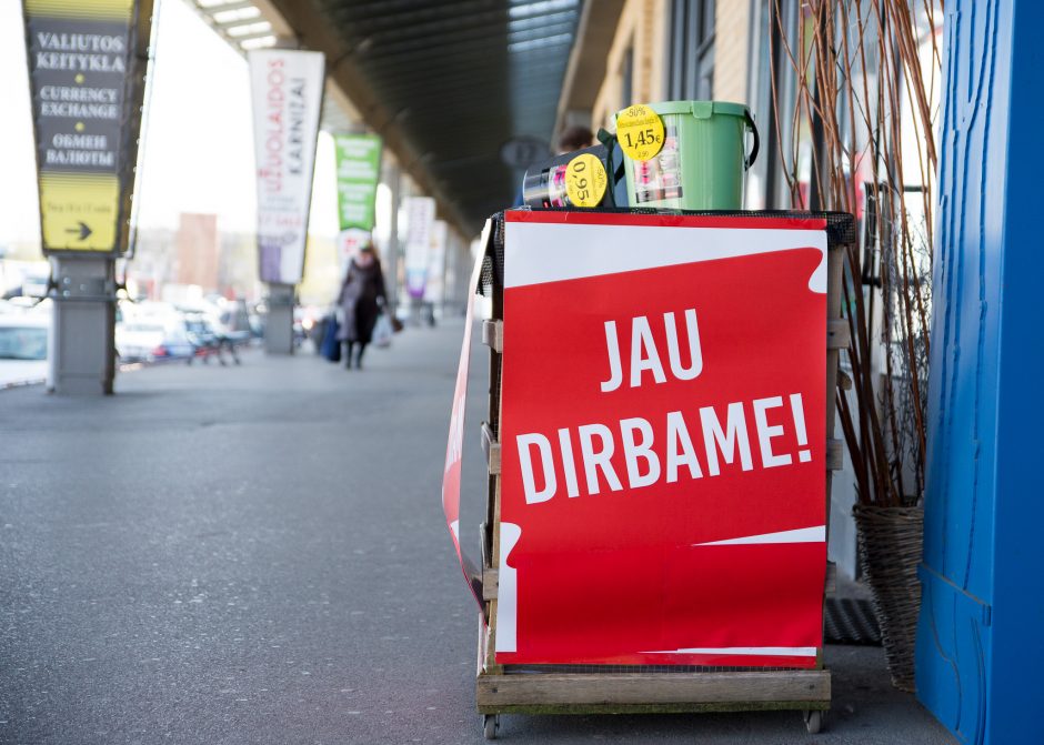 Prekybos miestelyje „Urmas“ į darbą sugrįžo beveik 6 tūkst. darbuotojų