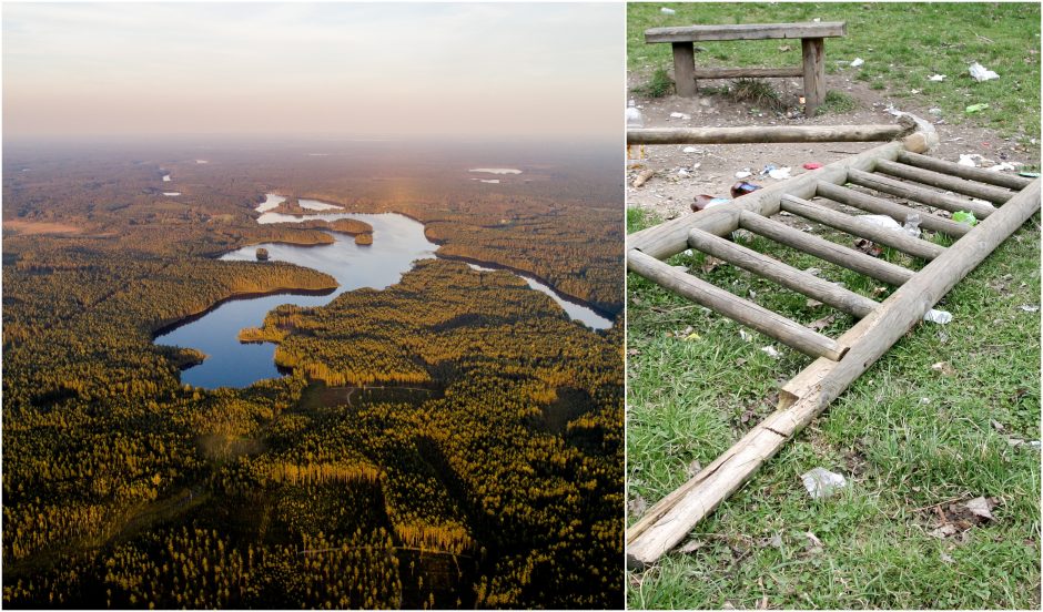 Saugomų teritorijų lankytojai raginami rinkti šiukšles: siūlomi specialūs maišeliai