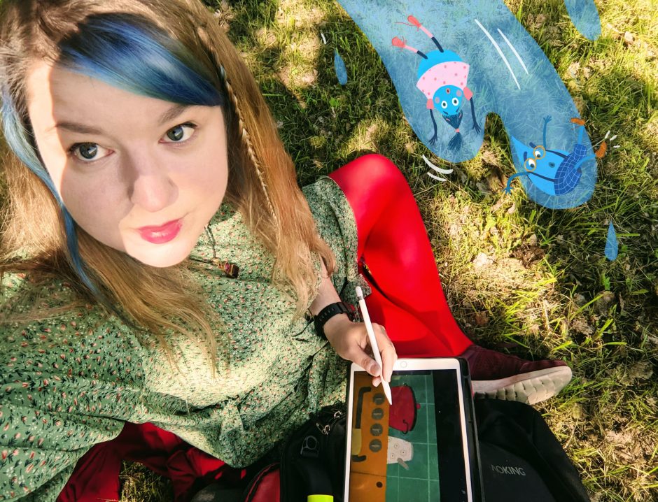 G. Liekytė-Alice: nuo keverzonių knygų paraštėse iki iliustruotojos darbo