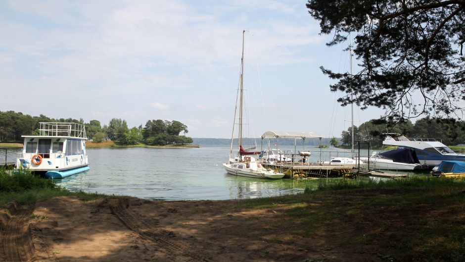 Ruošiantis tvarkyti Kauno marių įlanką, numatomos vietos laivams laikyti