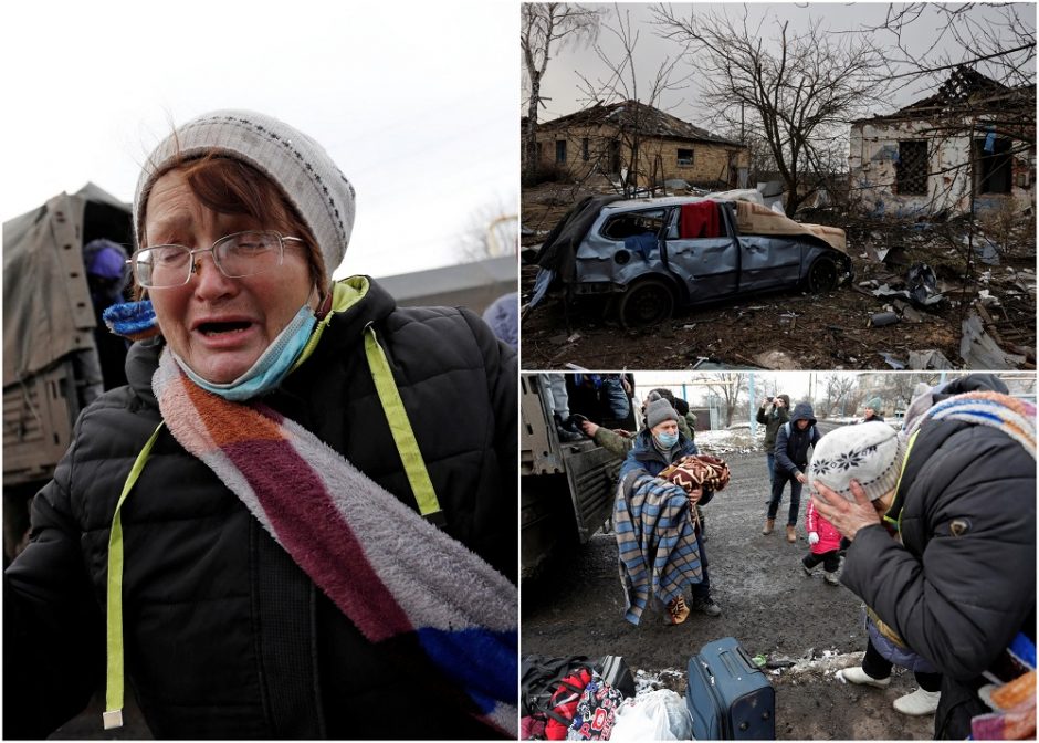 Rusijos karių elgesys Ukrainos kaimuose šiurpina: jie šaudo į žmones, sprogdina pastatus