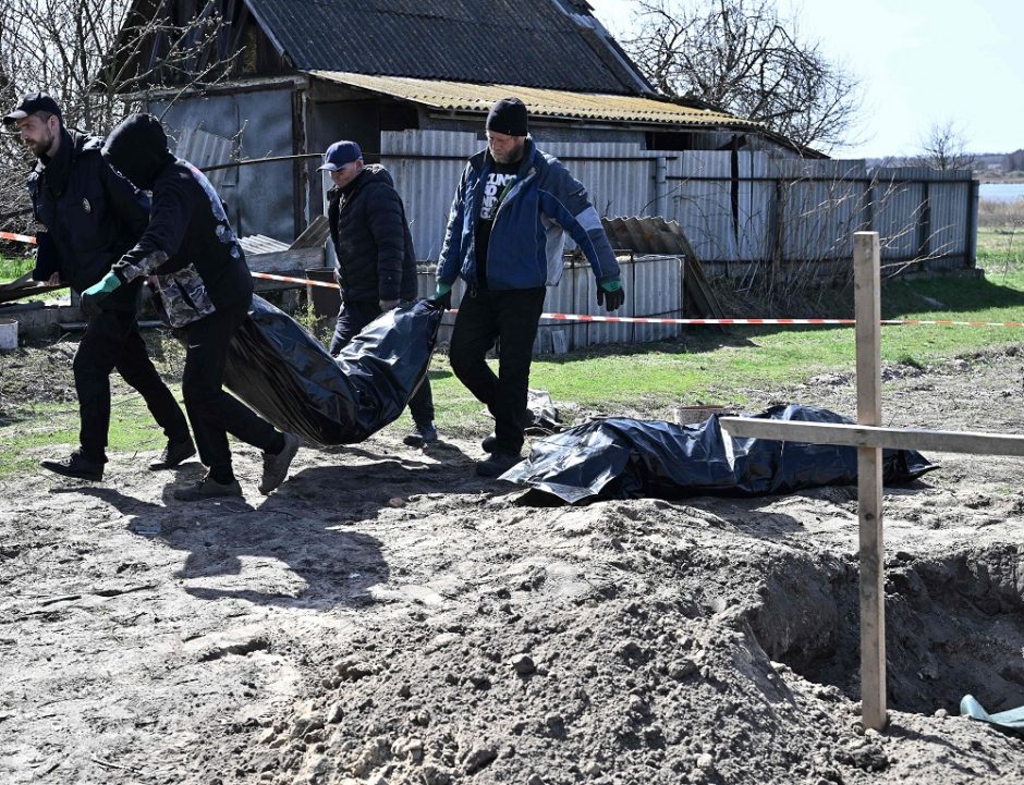 Meras: ant beveik 85 proc. Bučoje žuvusių žmonių kūnų aptiktos šautinės žaizdos