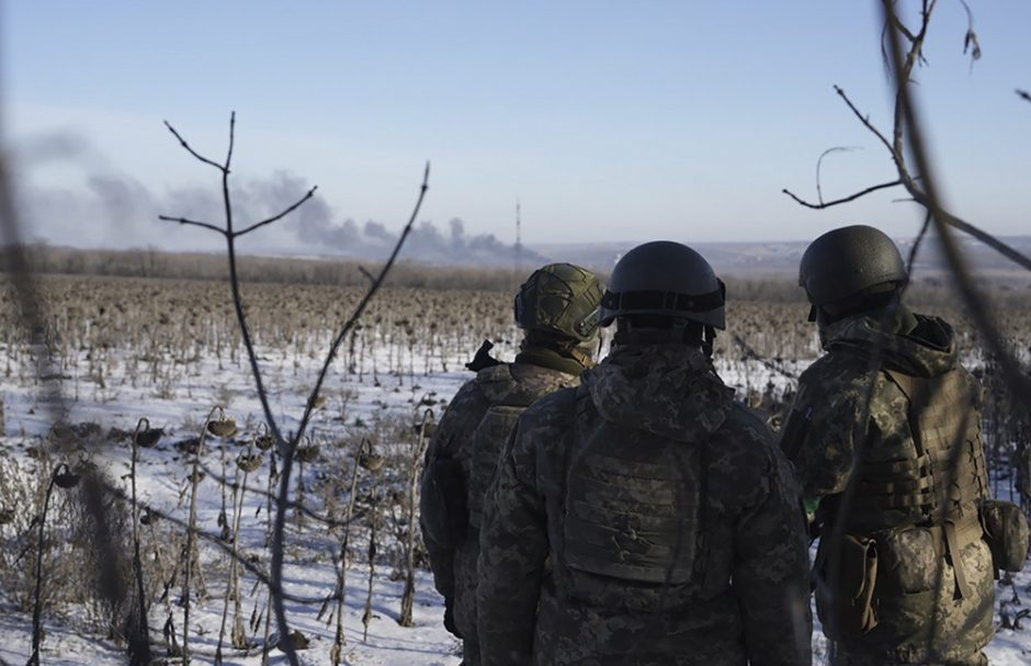 Ukrainiečių kariškiai: rusų pareiškimai apie Soledaro užėmimą neatitinka tikrovės