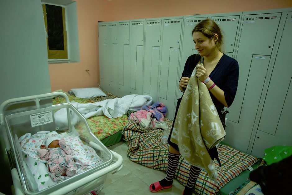 Kyjive nuo karo pradžios gimė beveik 400 kūdikių